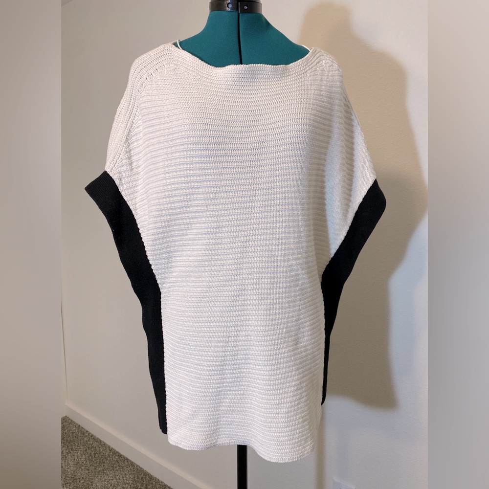 NWOT White House Black Market cape sweater tunic
